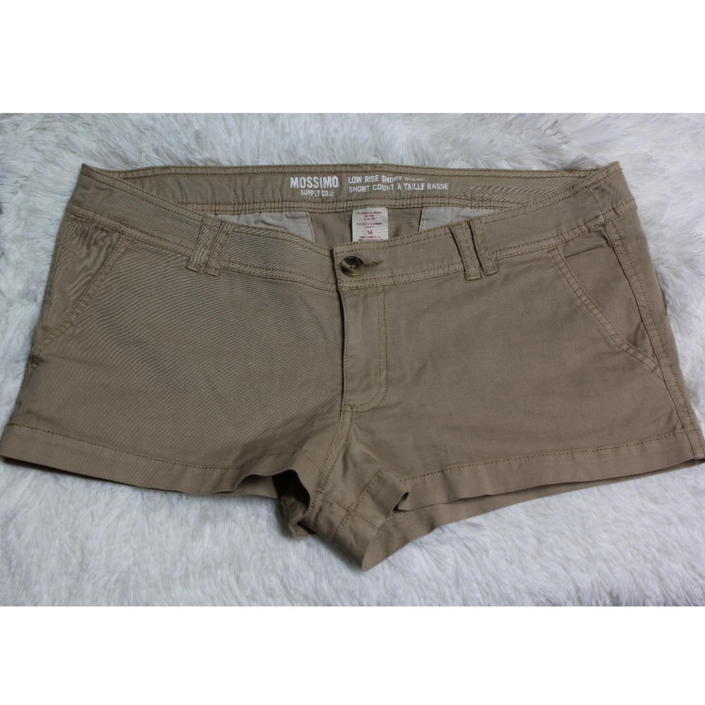 MOSSIMO SUPPLY Co.~ khaki low rise short (14)